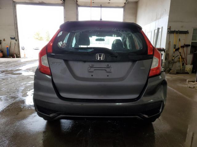 3HGGK5H43KM704594 - 2019 HONDA FIT LX GRAY photo 6