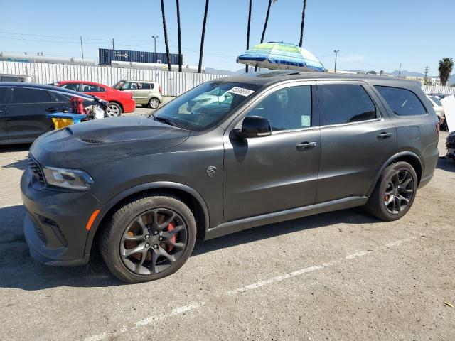 1C4SDJH92MC741082 - 2021 DODGE DURANGO SRT HELLCAT GRAY photo 1