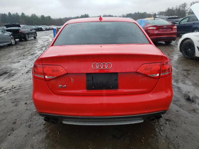 WAUDGAFL8CA062438 - 2012 AUDI S4 PREMIUM PLUS RED photo 6