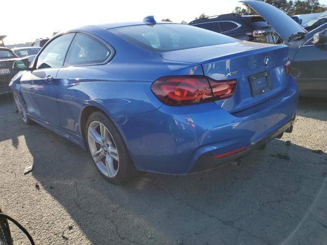 WBA4W9C01LFJ40377 - 2020 BMW 440XI BLUE photo 2