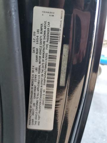 3VWPG3AG7AM013265 - 2010 VOLKSWAGEN NEW BEETLE BLACK photo 13