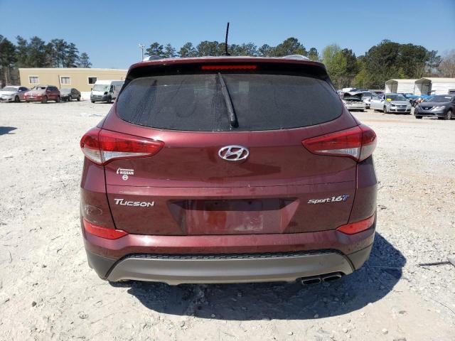 KM8J33A29GU187878 - 2016 HYUNDAI TUCSON LIMITED BURGUNDY photo 6