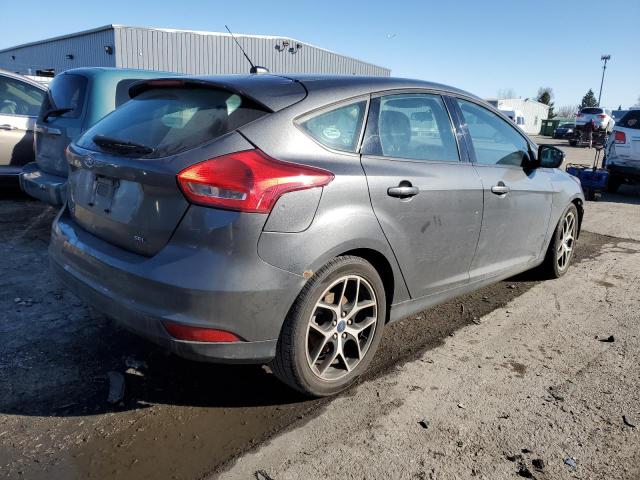 1FADP3M23HL331097 - 2017 FORD FOCUS SEL GRAY photo 3