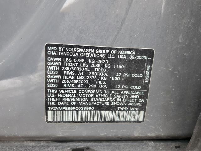 1V2VMPE85PC033990 - 2023 VOLKSWAGEN ID.4 PRO S 灰色 照片 13