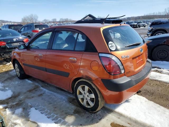 KNADE163386398482 - 2008 KIA RIO 5 SX ORANGE photo 2