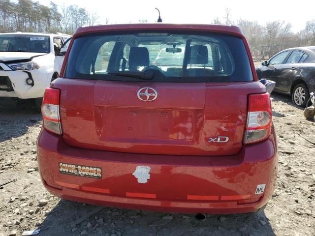 JTKKU10408J016848 - 2008 TOYOTA SCION XD RED photo 6