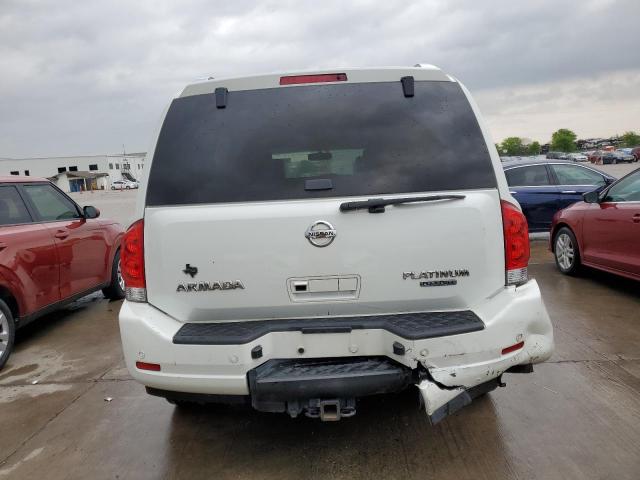 5N1BA0NF1FN603226 - 2015 NISSAN ARMADA PLATINUM WHITE photo 6