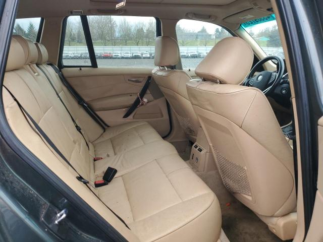 WBXPC93417WF09360 - 2007 BMW X3 3.0SI GREEN photo 11