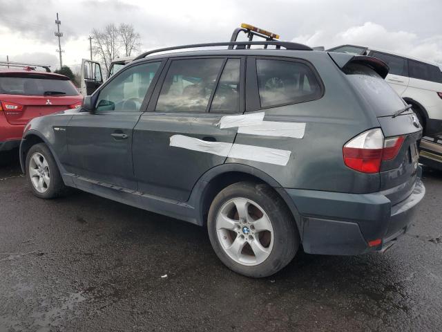 WBXPC93417WF09360 - 2007 BMW X3 3.0SI GREEN photo 2