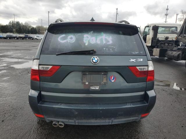 WBXPC93417WF09360 - 2007 BMW X3 3.0SI GREEN photo 6