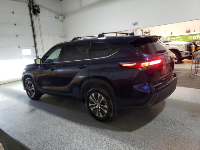 5TDHZRBH4MS555066 - 2021 TOYOTA HIGHLANDER XLE 蓝色 照片 2