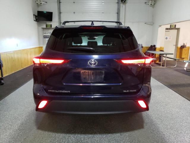 5TDHZRBH4MS555066 - 2021 TOYOTA HIGHLANDER XLE 蓝色 照片 6