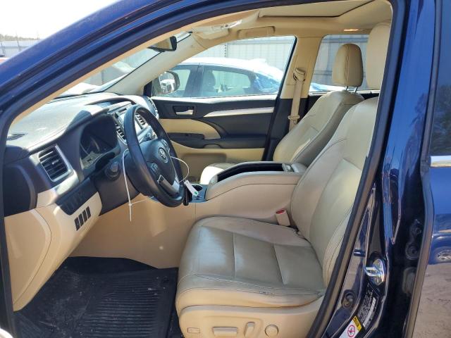 5TDJKRFH4FS175437 - 2015 TOYOTA HIGHLANDER XLE 蓝色 照片 7