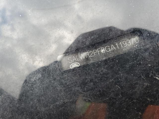 SALWR2PF8GA119370 - 2016 LAND ROVER RANGE ROVE HSE BLACK photo 12