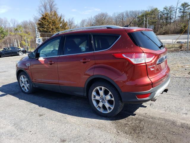 1FMCU9J99EUE48946 - 2014 FORD ESCAPE TITANIUM ORANGE photo 2