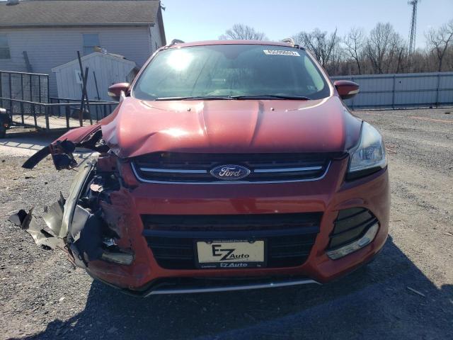 1FMCU9J99EUE48946 - 2014 FORD ESCAPE TITANIUM ORANGE photo 5