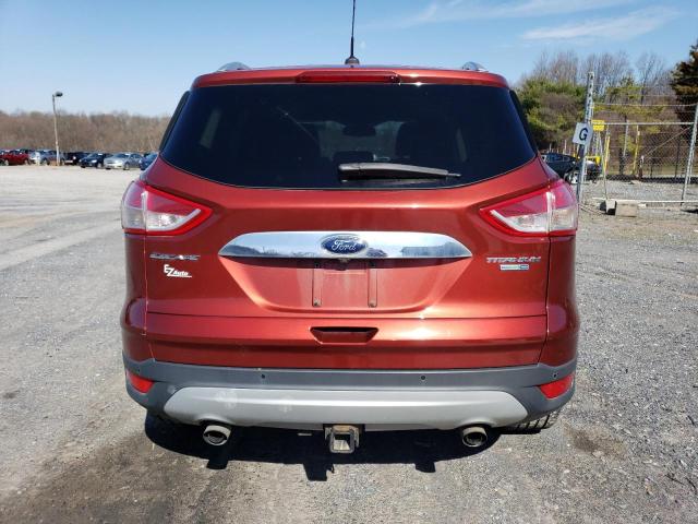 1FMCU9J99EUE48946 - 2014 FORD ESCAPE TITANIUM ORANGE photo 6