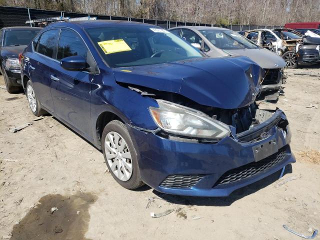 3N1AB7APXGL671758 - 2016 NISSAN SENTRA S BLUE photo 4