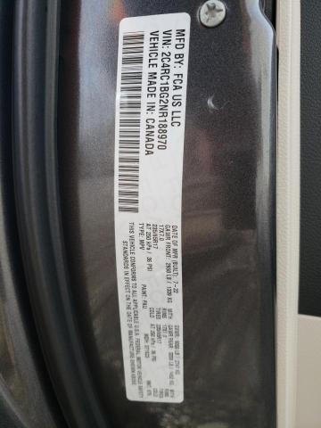 2C4RC1BG2NR188970 - 2022 CHRYSLER PACIFICA TOURING L GRAY photo 13