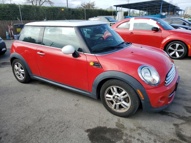 WMWSU3C54DT684221 - 2013 MINI COOPER RED photo 4