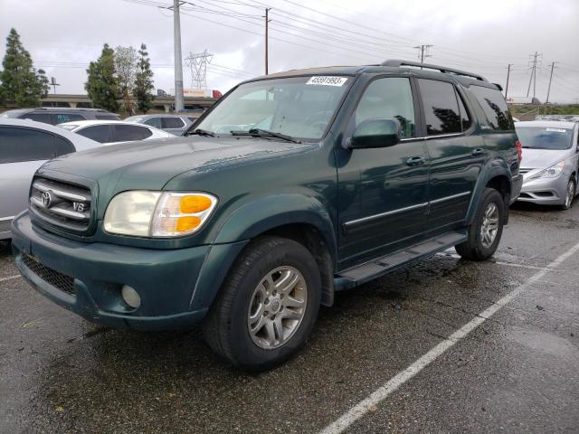 5TDZT38A84S214914 - 2004 TOYOTA SEQUOIA LIMITED GREEN photo 1