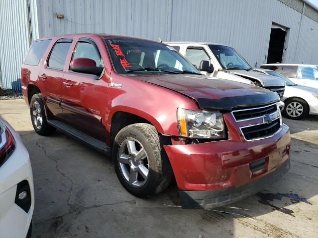 1GNFK13558R278523 - 2008 CHEVROLET TAHOE K1500 HYBRID RED photo 4