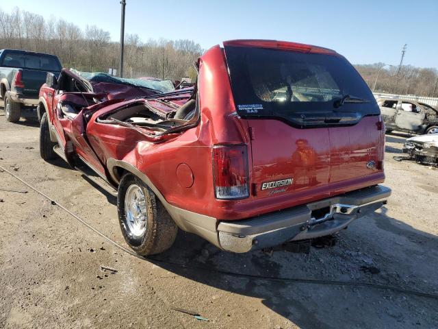 1FMNU43S42EA69418 - 2002 FORD EXCURSION LIMITED BURGUNDY photo 2