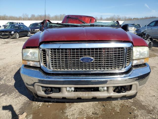 1FMNU43S42EA69418 - 2002 FORD EXCURSION LIMITED BURGUNDY photo 5