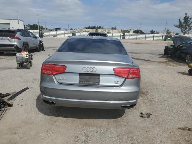 WAUR2AFD6DN009048 - 2013 AUDI A8 L QUATTRO GRAY photo 6