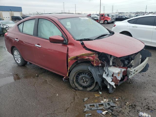 3N1CN7AP5KL869673 - 2019 NISSAN VERSA S RED photo 4