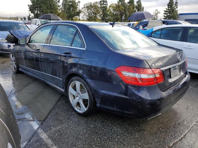 WDDHF5GB0AA210931 - 2010 MERCEDES-BENZ E 350 BLUE photo 2