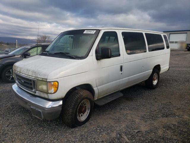 1FBSS31F33HA37254 - 2003 FORD ECONOLINE E350 SUPER DUTY WAGON WHITE photo 1