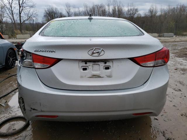 KMHDH4AE5BU140726 - 2011 HYUNDAI ELANTRA GLS SILVER photo 6