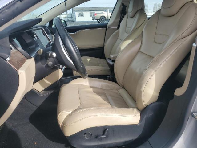 5YJSA1E2XHF191509 - 2017 TESLA MODEL S SILVER photo 7