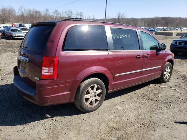 2A8HR54109R611490 - 2009 CHRYSLER TOWN AND C TOURING MAROON photo 3