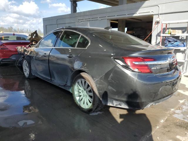 2G4GK5EX0F9145397 - 2015 BUICK REGAL GRAY photo 2