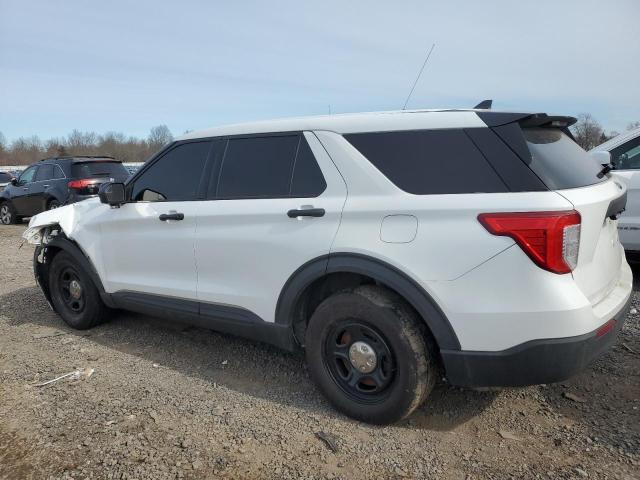1FM5K8AB5LGA18595 - 2020 FORD EXPLORER POLICE INTERCEPTOR WHITE photo 2