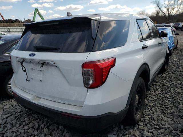 1FM5K8AB5LGA18595 - 2020 FORD EXPLORER POLICE INTERCEPTOR WHITE photo 3