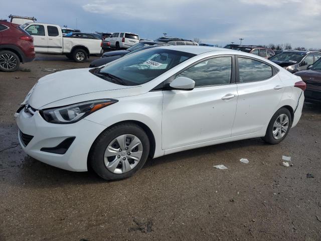 5NPDH4AE4GH744807 - 2016 HYUNDAI ELANTRA SE WHITE photo 1