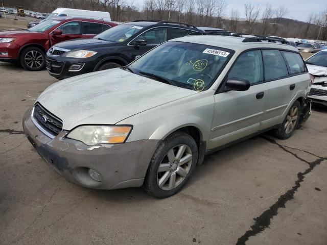 4S4BP61C467354969 - 2006 SUBARU LEGACY OUTBACK 2.5I BEIGE photo 1