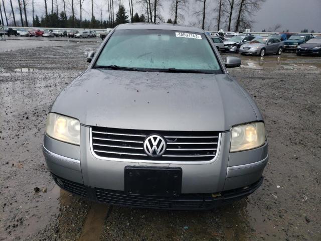 WVWPD63B43P335129 - 2003 VOLKSWAGEN PASSAT GLS SILVER photo 5