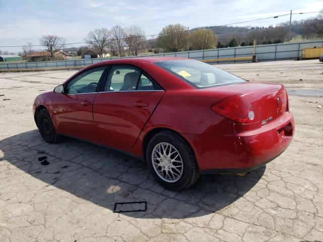 1G2ZF58B174179374 - 2007 PONTIAC G6 VALUE LEADER RED photo 2