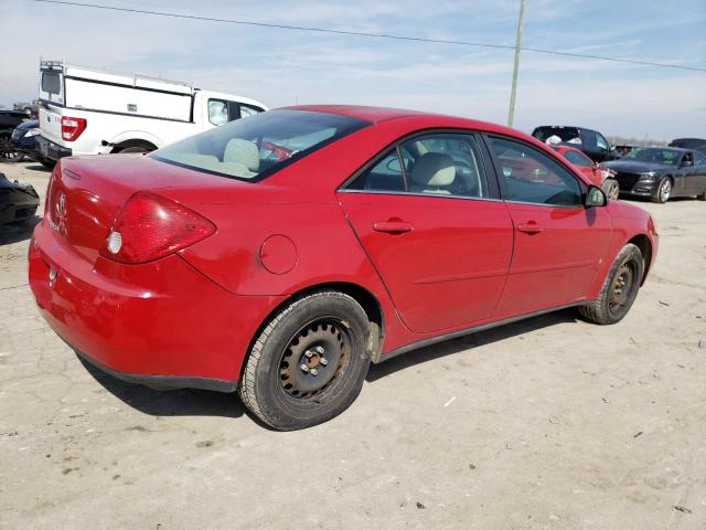 1G2ZF58B174179374 - 2007 PONTIAC G6 VALUE LEADER RED photo 3