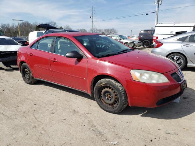 1G2ZF58B174179374 - 2007 PONTIAC G6 VALUE LEADER RED photo 4