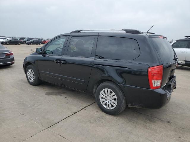 KNDMG4C79C6436974 - 2012 KIA SEDONA LX BLACK photo 2