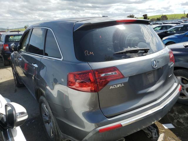 2HNYD2H29CH535525 - 2012 ACURA MDX GRAY photo 2