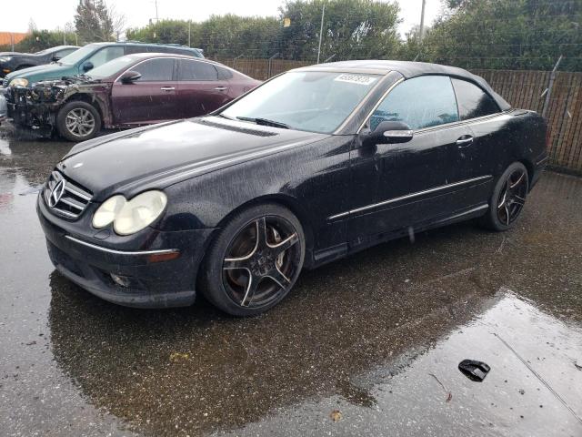 WDBTK76G15T053234 - 2005 MERCEDES-BENZ CLK 55 AMG BLACK photo 1