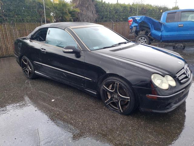 WDBTK76G15T053234 - 2005 MERCEDES-BENZ CLK 55 AMG BLACK photo 4