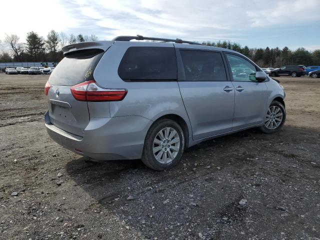 5TDDK3DC3FS095676 - 2015 TOYOTA SIENNA XLE SILVER photo 3