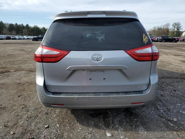 5TDDK3DC3FS095676 - 2015 TOYOTA SIENNA XLE SILVER photo 6